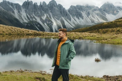Husky Nakama M green pánská outdoorová bunda