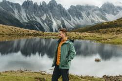 Husky Nakama M mustard pánská outdoorová bunda