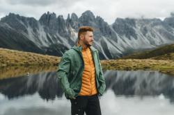 Husky Nakama M turquoise pánská outdoorová bunda