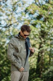 Husky Nakron M khaki pánská outdoor bunda