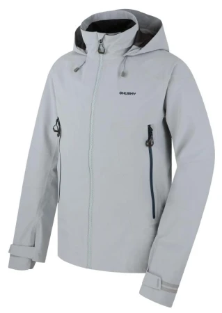 Husky Nakron M lt. grey pánská outdoor bunda + šátek Kilpi Husky Nakron M lt. grey pánská outdoor bunda + šátek Kilpi
