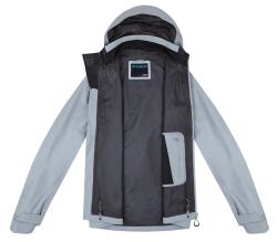 Husky Nakron M lt. grey pánská outdoor bunda + šátek Kilpi