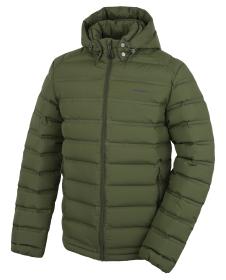 Husky Donnie M dark khaki pánska páperová bunda