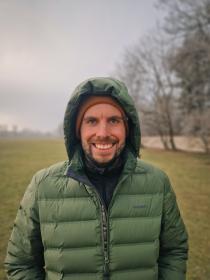 Husky Donnie M dark khaki pánská péřová bunda