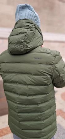 Husky Donnie M dark khaki pánská péřová bunda