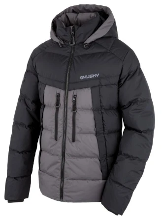 Husky Durra M black/grey pánská péřová bunda Husky Durra M black/grey pánská péřová bunda