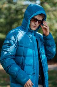 Husky Durra M blue pánská péřová bunda