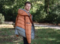 Husky Durra M blue pánská péřová bunda