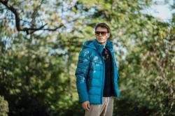 Husky Durra M blue pánská péřová bunda