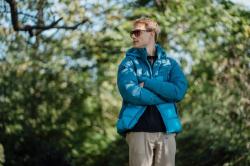 Husky Durra M blue pánská péřová bunda