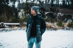 Husky Durra M blue pánská péřová bunda