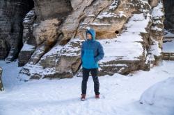 Husky Durra M blue pánská péřová bunda