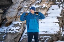 Husky Durra M blue pánská péřová bunda