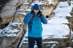 Husky Durra M blue pánská péřová bunda