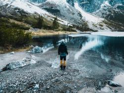 Husky Durra M blue pánská péřová bunda