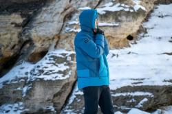 Husky Durra M brown/khaki pánská péřová bunda