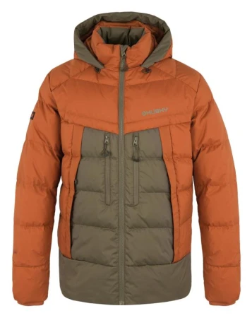 Husky Durra M brown/khaki pánská péřová bunda