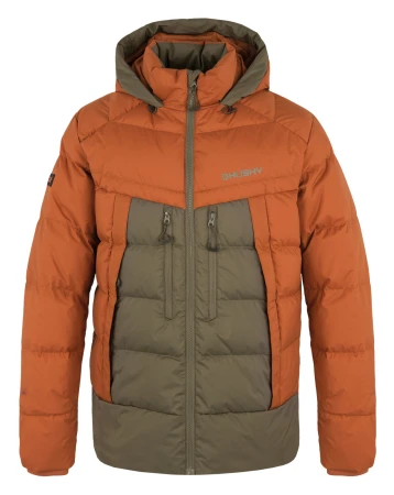 Husky Durra M brown/khaki pánská péřová bunda