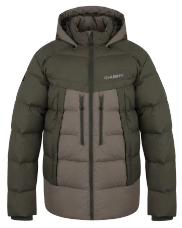 Husky Durra M khaki pánská péřová bunda