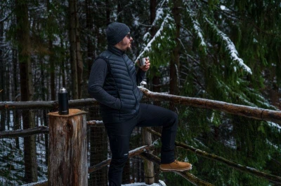 Husky Dresles M black pánská péřová vesta