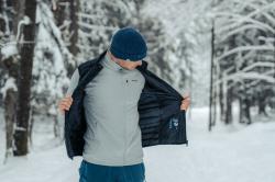 Husky Dresles M blue pánská péřová vesta