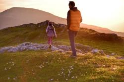 Husky Dresles M blue pánská péřová vesta