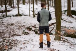Husky Dresles M brick orange pánská péřová vesta