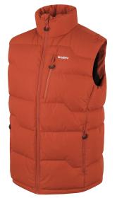 Husky Deep M dark orange pánska páperová vesta