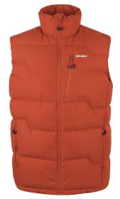 Husky Deep M dark orange pánská péřová vesta