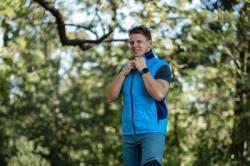 Husky Nimesie M blue pánská plněná ultralehká vesta