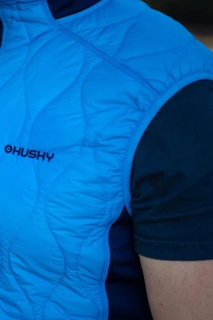 Husky Nimesie M blue pánska plnená ultrľahká vesta