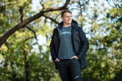 Husky Nebet M dark khaki pánská plněná zimní bunda