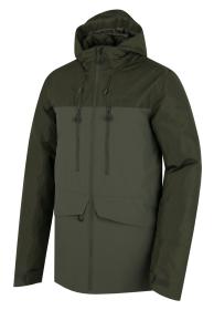 Husky Nebet M dark khaki pánská plněná zimní bunda Husky Nebet M dark khaki pánská plněná zimní bunda