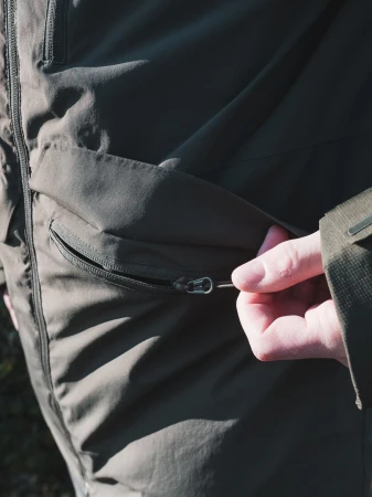 Husky Nebet M dark khaki pánská plněná zimní bunda