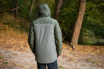 Husky Nebet M dark khaki pánská plněná zimní bunda