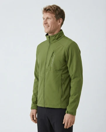 Husky Salfa M green Pánská softshell bunda + sleva 400,- na příslušenství