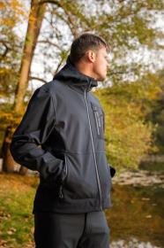 Husky Samai M black pánská softshell bunda