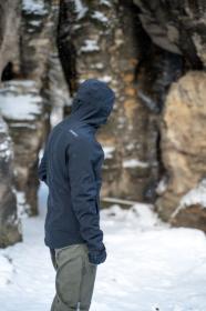 Husky Samai M black pánská softshell bunda