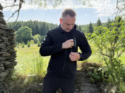 Husky Samai M black pánská softshell bunda