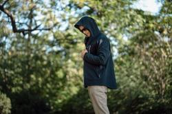 Husky Samai M faded blue pánská softshell bunda