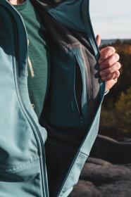 Husky Samai M faded blue pánská softshell bunda