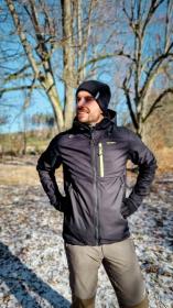Husky Sauri M black pánská softshell bunda