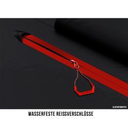 Husky Sauri M red pánská softshell bunda