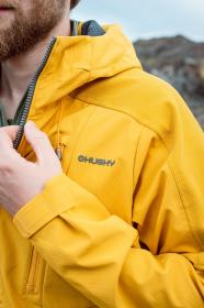Husky Sevan M yellow pánská softshell bunda