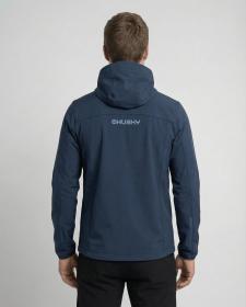 Husky Silvo M blue pánská softshell bunda
