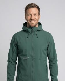 Husky Silvo M green pánská softshell bunda