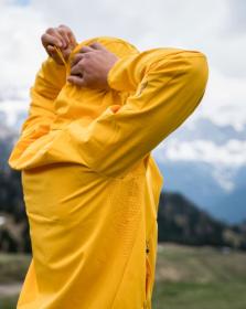 Husky Sonny M yellow pánská softshell bunda