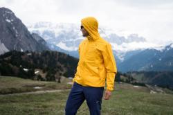 Husky Sonny M yellow pánská softshell bunda