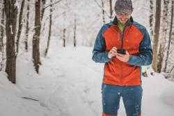 Husky Suli M grey/mint pánská softshell bunda