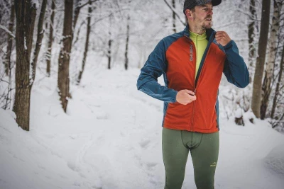 Husky Suli M grey/mint pánská softshell bunda